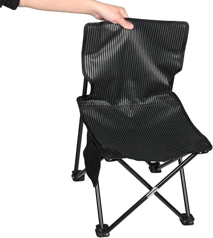 HANABASS 1pc Compact Folding Stool for Outdoor Use Portable Fishing and Camping Chair and Construction for Hiking and Gardening Activities
