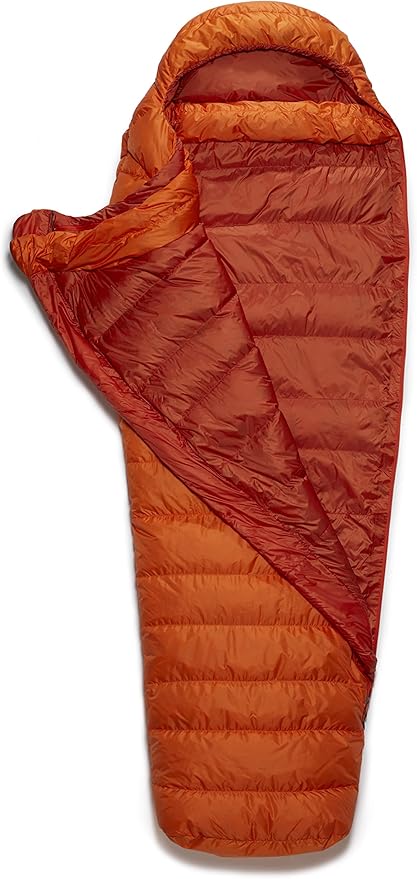 Rab Men's Ascent Down Sleeping Bag - Lightweight Warm Mummy Sleep Sack for Camping &amp Backpacking