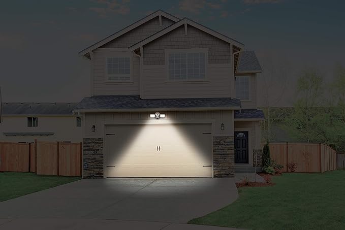 LIGHT IT! by Fulcrum 35001-101 LED Security Light Silver Single Pack