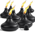 Upgraded Tabletop Torches Set of 8 24.5 oz Citronella Candles for Outdoor Metal Table Top Torches for Outside Refillable Torch Lanterns for Patio Yard Deck Garden Party