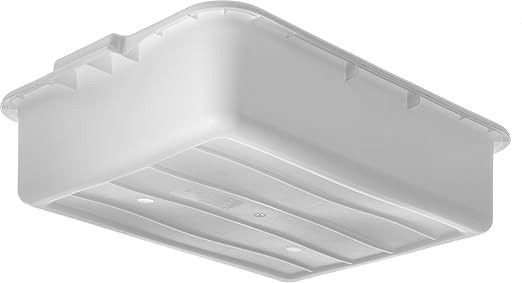 Carlisle FoodService Products N4401002 Comfort Curve™ Ergonomic Wash Basin Tote Box 5 Deep White