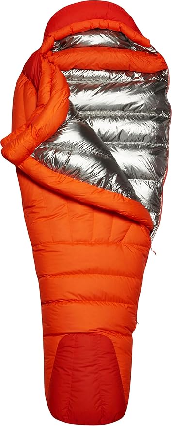 Rab Andes Infinium Down Sleeping Bag - Lightweight Windproof Mummy Sleep Sack for Climbing &amp Mountaineering