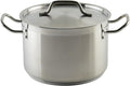 Winco Heavy-Duty Stainless Steel Stock Pot with Cover 8 Quart