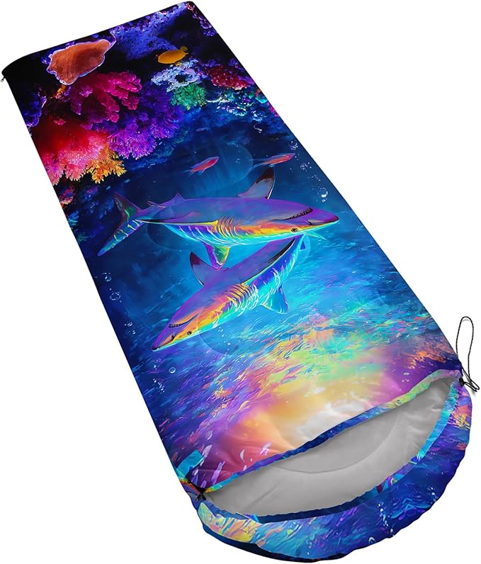 AILONEN Sunflower Sunset Sleeping Bag for Boys Girls Adults3 Season Warm &amp Cool Weather Botanical Design Lightweight Waterproof Camping Sleeping BagHikingOutdoor Backpack Traveling