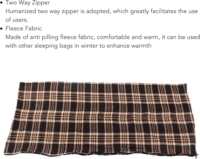 Fleece Sleeping Bag Portable Travel Warm Sleeping Bag Sleeping Bag Liner Ultralight Travel Sleeping Bag for Adults Outdoor Camping Hiking Climbing