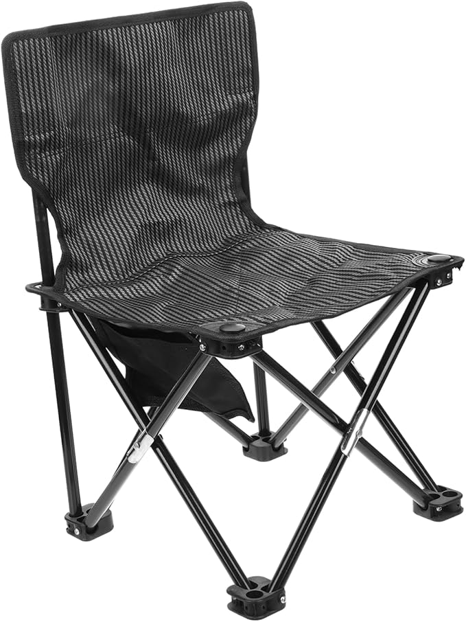 SUPVOX Portable Folding Beach Chair Carrying Bag Compact and Lightweight Outdoor Chair for Camping Fishing and Hiking and Comfortable Design for