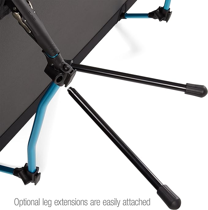 Helinox Cot One Lightweight Compact Collapsible Portable Camping Cot Regular Black