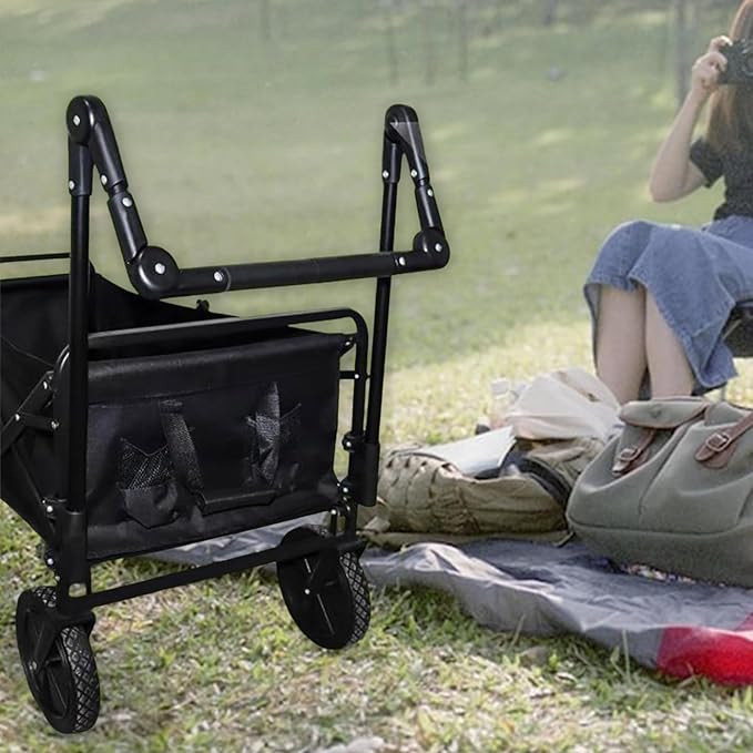 Light Weight Removable Handle Folding Wagons Cart Beach Handle Replacement for Versatile Camping and Carts Portables Detachable