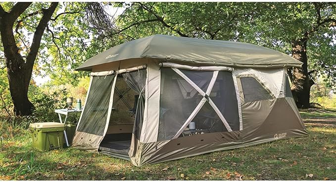 Guide Gear 8-Person Hub Camping Tent for Outdoors Family Events Weekend Travel