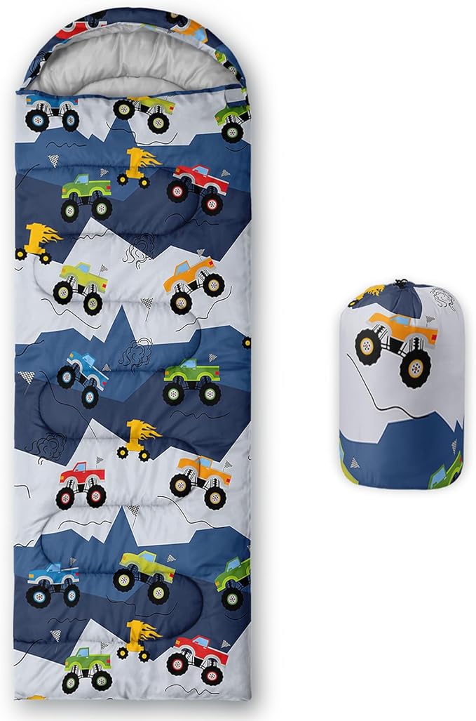 QOOMO Camping Sleeping Bags3 Season Warm &amp Cool WeatherLightweightWaterproof Sleeping Bags for Adults &amp KidsTravelingand OutdoorsCamping Gear Equipment