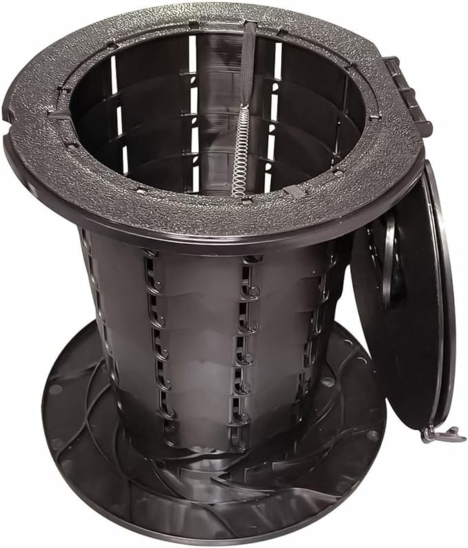 Outdoor Furniture Folding Camping Toilet Portable Toilet for Adults with Lid Seats Outdoor Travel Toilet for Fishing Hiking Campervan
