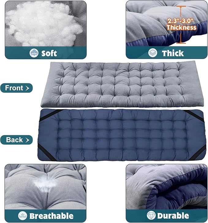 Barbella Folding Camping Cot Folding Cot Camping Cots for Adults Portable Sleeping Cot with Mattress Foldable Outdoor Bed Camp Cots Guest Bed with Carry Bag for Home Office &amp Outdoor Use