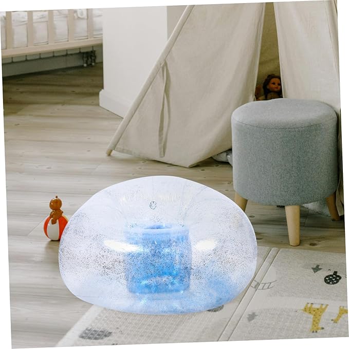Unomor Versatile Inflatable Footstool Stylish for Camping Living Room Family-Friendly