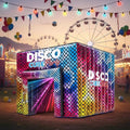 Inflatable Disco Nightclub Tent Led Lighting Mobile Colorful Portable Inflatable House Tent for Party Event （16.5x15ft with Blower ）