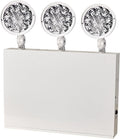 New York City Approved Emergency Light Emergency Lights with Battery Backup White Steel Housing AC 120/277V Three Heads