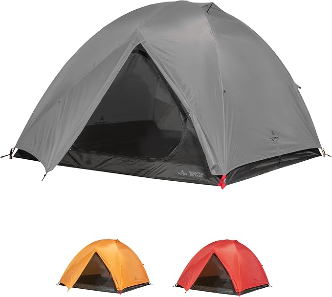 Teton Sports Mountain Ultra Tents 1-4 Person Backpacking Tent Lightweight Perfect for Camping Hiking and Backpacking – Waterproof and Built to Last