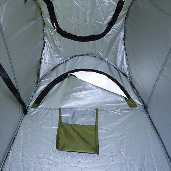 XKMT- Beach Portable Pop Up Changing Tent/Outdoor Privacy Tent/Camping Toilet Tent/Window Rain Shelter/Foldable With Carry Bag [P/N: ET-OUTDOOR005-GREEN]