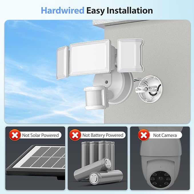 Olafus 65W Smart LED Flood Light Outdoor with Motion Sensor 6500LM 2700K-6500K WiFi Security Light Work with Alexa/Google Motion Detector Lights with APP Control IP65 Floodlight Outside (White)
