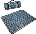 Picnic Camping BlanketBeach Blanket Outdoor Camping Mat Thickened Picnic Soft Cloth Beach Mat Portable Rainproof Beach Composite Process Sleeping Pad (Brown 1 x 1 cm (Square))