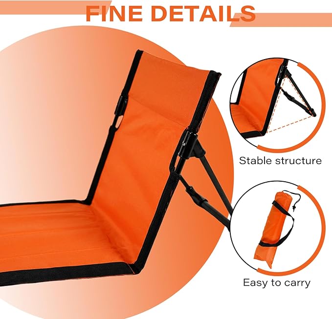 Portable Beach Lounger Reclining Beach Mat 15x43.3x15.8'' Oxford Cloth Waterproof Foldable Beach Lounge Chair Lightweight &amp Portable Beach Lounger for Adults Holidays Camping Park
