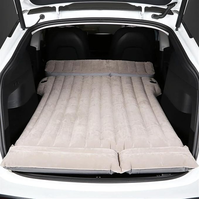 Car Inflatable Mattress SUV Camping Inflatable Bed Washable PVC Flocking Material Electric Air Pump for Fast Inflation 72-Hour Leak-Proof Test