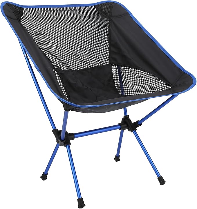 Portable Camping Chair Outdoor Chair Folding Camping Chairs Lightweight Aluminum Fishing Chair for Camping BBQ Picnic