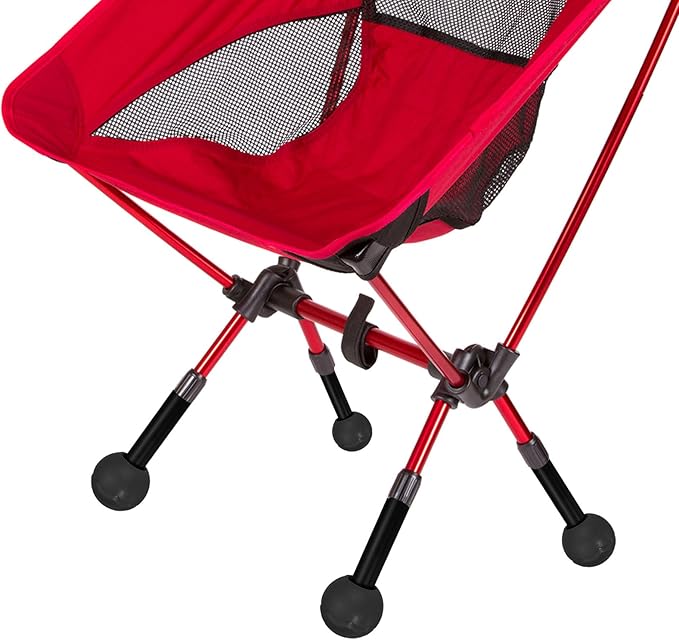 PATIKIL 0.55 Inch Chair Feet Replacement 8 Pack TPE Outdoor Camping Chair Leg Tips Ball Cap Folding Chair Legs Floor Protectors Stability on Rugged Fit for 0.55(14mm) Chair Feet Black
