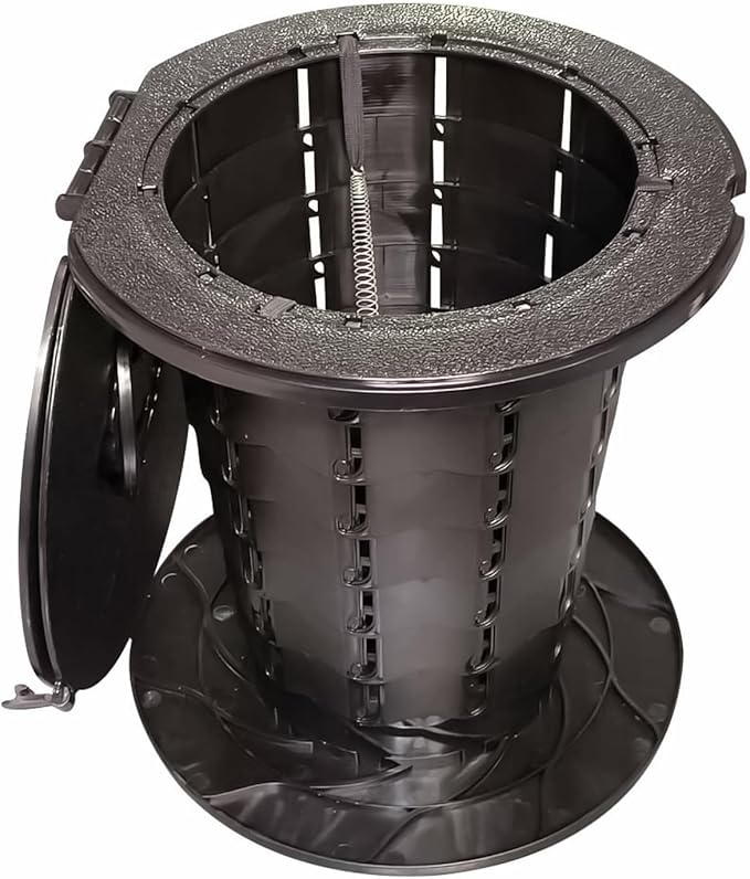 Outdoor Furniture Folding Camping Toilet Portable Toilet for Adults with Lid Seats Outdoor Travel Toilet for Fishing Hiking Campervan