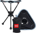 GRAND TRUNK Compass 360° UC Swivel Stool | Ultra-Compact Foldable Camping Seat | 260 lb Capacity | 7000 Series Aluminum Frame Portable for Hiking &amp Travel | Sea Black