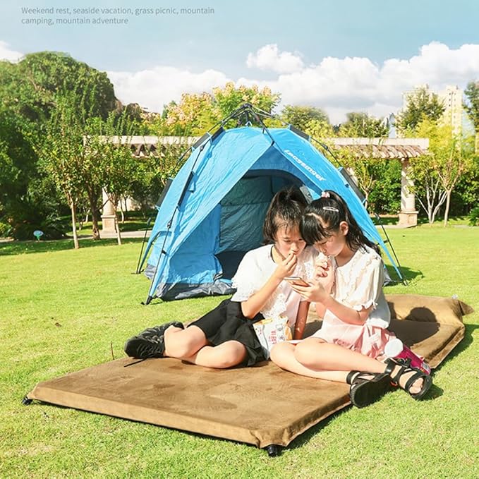 Car Inflatable Mattress for Ford Bronco Sport (CX430) 2021 2022 2023 2024 Back Seat Air Mattress Thickened Air Bed Cushion Rear Trunk Sleeping Mattress Camping TravelGreen01