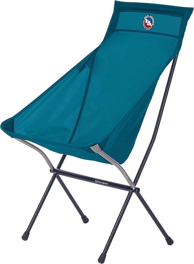 Big Agnes Big Six Camp Chair - Deluxe Comfort for Your Outdoor Adventures | Lightweight Packable &amp Portable Camping Chair | Tall Back Wide Seat | Easy Setup