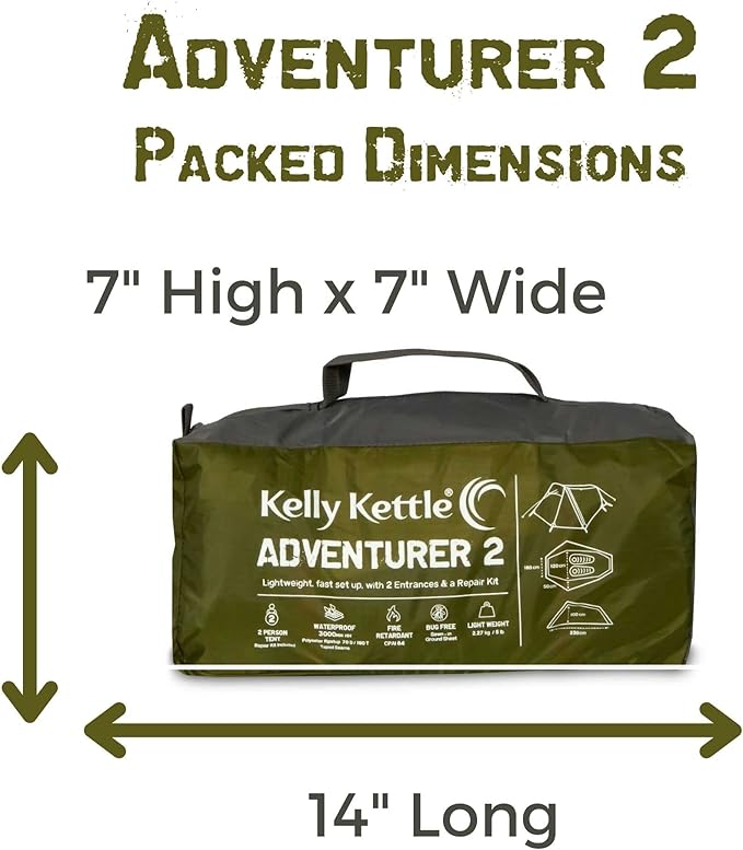 Waterproof Tents for Camping Lightweight for Hiking Backpacking Trekking by Kelly Kettle