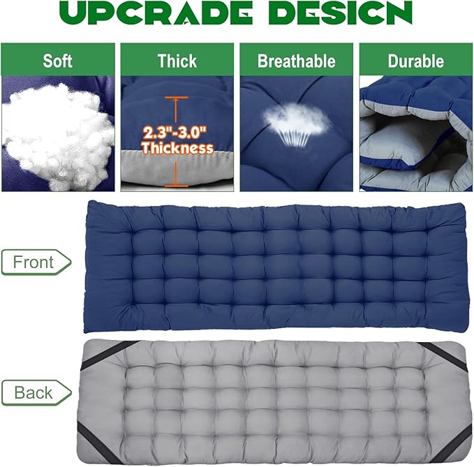 Barbella Folding Camping Cot Folding Cot Camping Cots for Adults Portable Sleeping Cot with Mattress Foldable Outdoor Bed Camp Cots Guest Bed with Carry Bag for Home Office &amp Outdoor Use