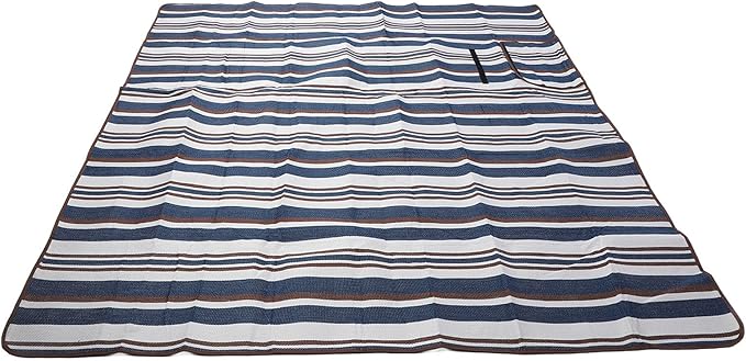 Picnic Blanket Sandproof | Extra Large 200x185cm for 6-8 Adults | Portable Foldable Outdoor Mat for Beach/Camping/Park | Oxford Cloth with Carry Handle