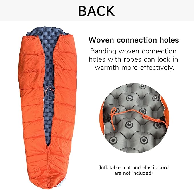 Top Quilt for Hammocks Ultralight Sleeping Bag Topquilt Warm Insulation Sleeping Quilt for Outdoor Hammock Camping
