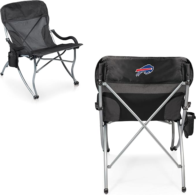 PICNIC TIME NFL Unisex-Adult NFL PT-XL Heavy Duty Camping Chair XL Beach Chair 400 lb Capacity Camp Chair