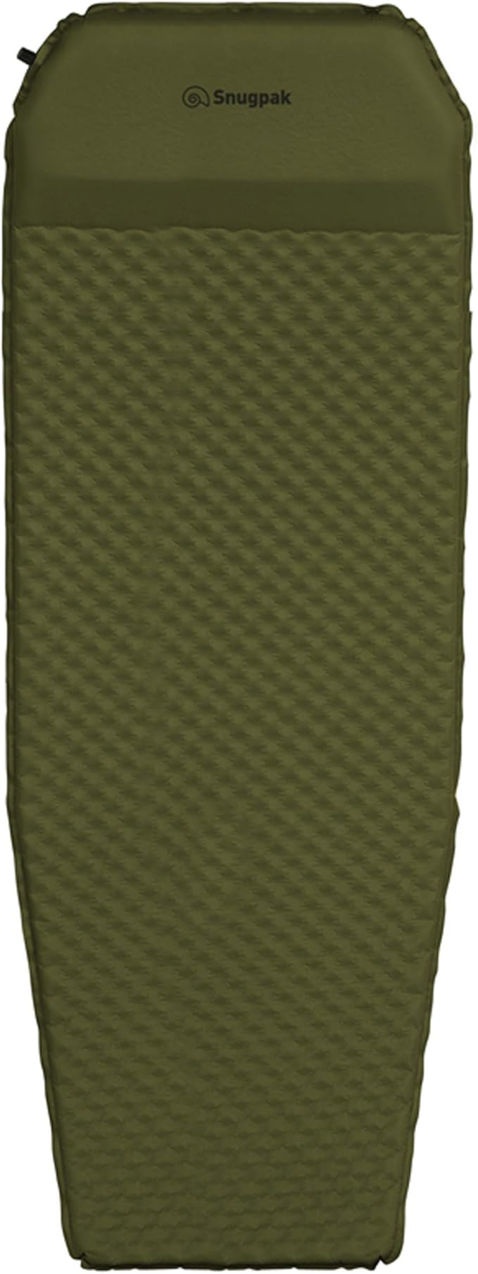 Snugpak Elite Oversized Self Inflating Mat with Built In Pillow and Non-Slip Bottom Olive