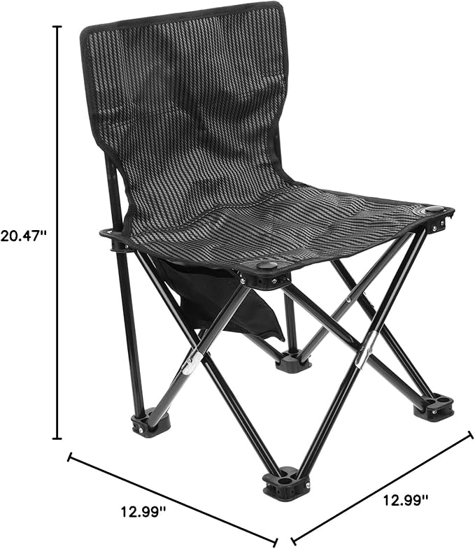 SUPVOX Portable Folding Beach Chair Carrying Bag Compact and Lightweight Outdoor Chair for Camping Fishing and Hiking and Comfortable Design for