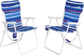 SunnyFeel 15 Tall Folding Beach Chair for Adults 2 Pack Oversized Portable High Seat Sand Chair Heavy Duty 300 LBS Foldable Camping Lawn Chairs for Camp/Outdoor/Travel/Picnic/Concert/Sports