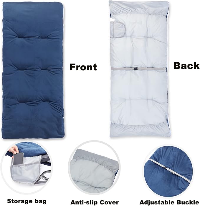 Gehannah Thick Camping Sleeping Pad Soft Comfortable Microfiber Camping Cot Pads for Adults Lightweight Foldable Sleeping mats for Traveling Hiking Backpacking Traveling