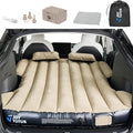 JOYTUTUS Model Y Air Mattress Self-Inflating Camping Bed Compatible with Tesla Model Y Upgraded Built-in Pump Soft Bed Sheets 2 PillowsCamel