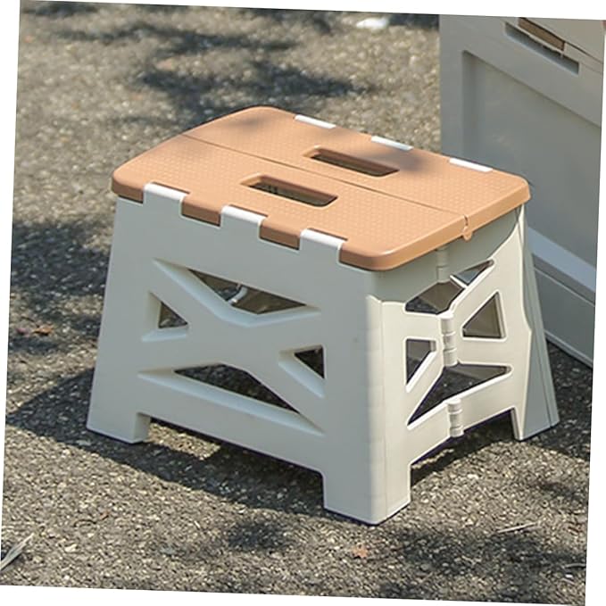 HANABASS Portable Folding Stool Lightweight and Compact Fishing and Camping Chair for Outdoor Activities Beach Trips and Bbqs Easy to Carry Storage Bag