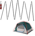 Tent Poles Replacement for Coleman Skydome 4 Person Camping Tent Camping Tent Accessories for Coleman Camping Tent Pre-Assembled Replacement Poles
