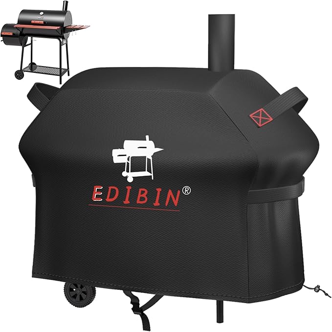 Grill Cover for Royal Gourmet CC1830W 30 Inch Charcoal Grill Smoker Griddle Cover for Royal Gourmet CC1830S 30/CC1830SC Outdoor Gas GriddleWater-Resistant BBQ Cover