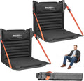 EULANT Lightweight Inflatable Folding Seats for Camping Chair with Back Support and Adjustable StrapsFoldable Bleacher Chairsfor Camping Hiking Sporting Events and Park