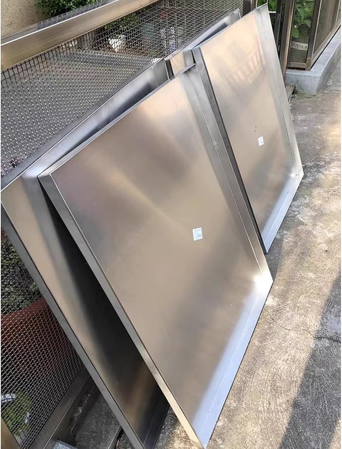 304 Stainless Steel Drip Pan - Portable Condensate Water Catcher for Window AC Units &amp Mini Fridges - Durable HVAC Drain Tray for Home &amp Workshop Use30x20cm(12x8in)