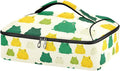 Casserole Carrier Pattern FrogInsulated Casserole Carrier for Hot or Cold Food Thermal Lunch Tote for Potluck Parties Picnic Beach Fits 9 x 13 Inches Baking Dish