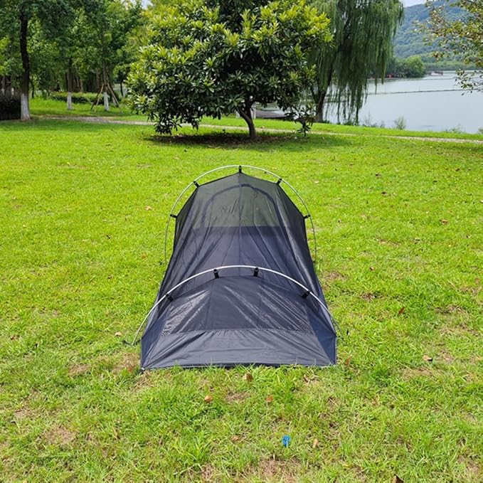 Mesh Backpacking Tent Trekking Pole Tent1 Person Aluminum Pole Camping TentOutdoor Net