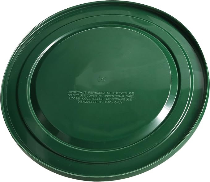 Pyrex 7404-PC 4.5-Quart Thyme Green Food Storage Replacement Lid (4-Pack) - Made in USA