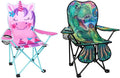 KABOER Kids Outdoor Folding Lawn and Camping Chair with Cup Holder and Carrying Bag Children's Camping Chairs